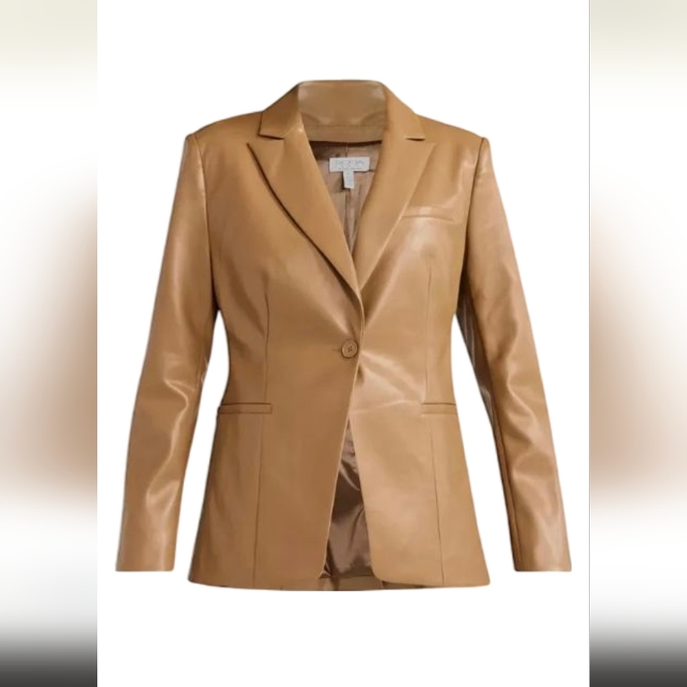 NWOT Sofia by Sofia Vergara Tan Blazer
